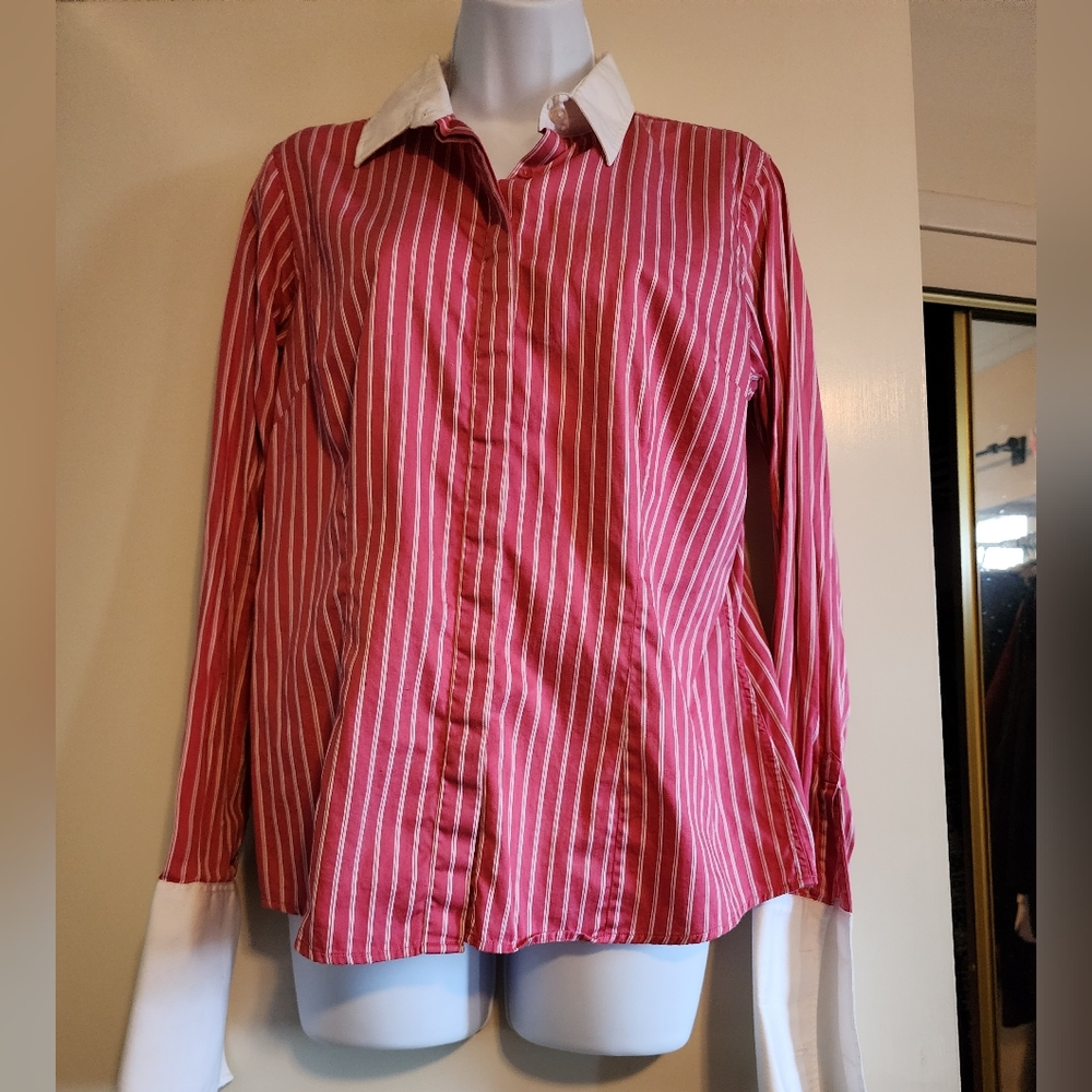 PINK Women's Button Top